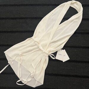 Gorgeous EGrey Cream Halter Neck Top - Small, New with Tags